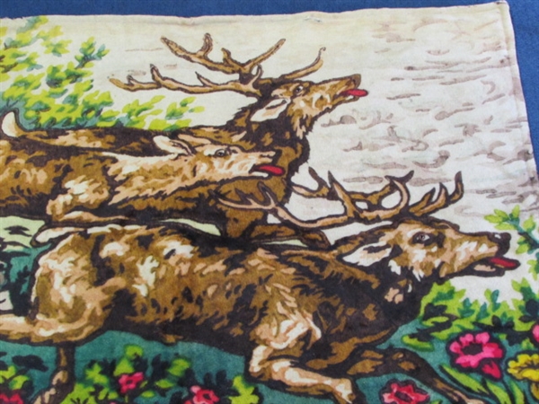 ANTIQUE HORSE HAIR LAP BLANKET