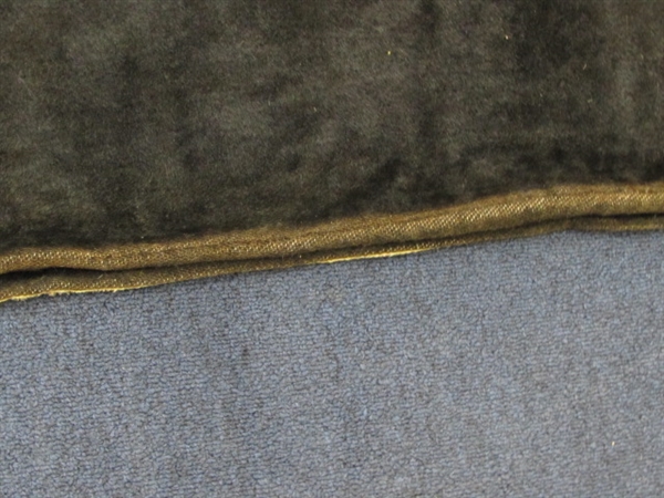 ANTIQUE HORSE HAIR LAP BLANKET