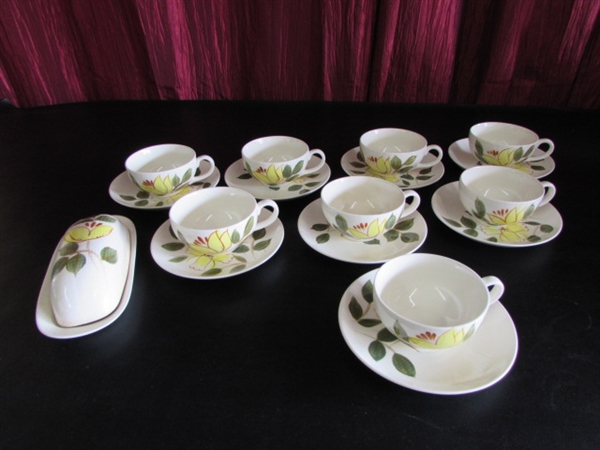 VINTAGE PIXI GOLD CHINA SET
