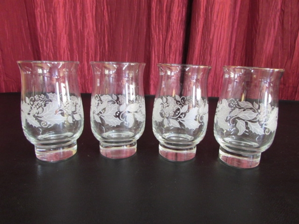 GLASS DECANTERS AND GLASSES