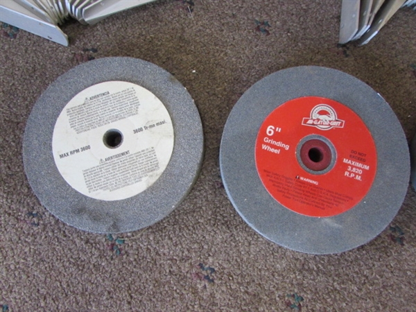 HURRICANE STRAPS,SHELF BRACKETS,GRINDING WHEELS