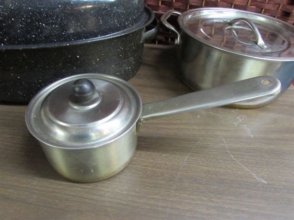 POTS, PANS, & A ROASTER