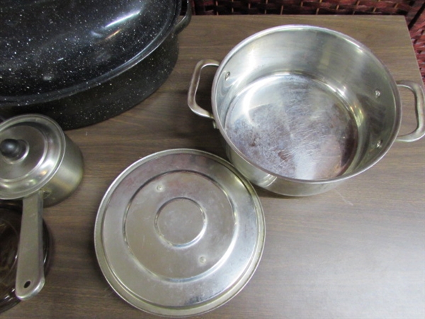 POTS, PANS, & A ROASTER