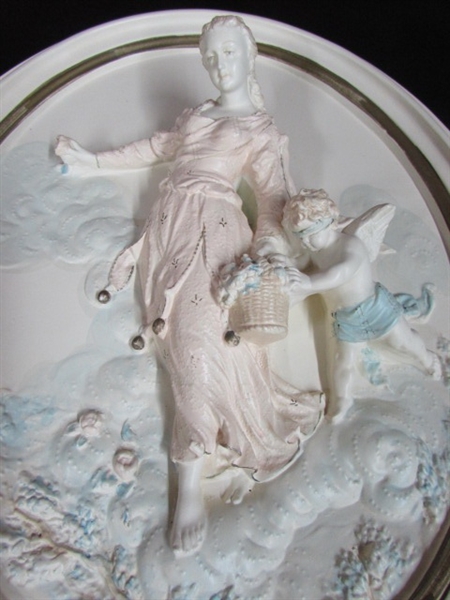 ALEXANDER BACKER CO. BAS RELIEF SCULPTURES