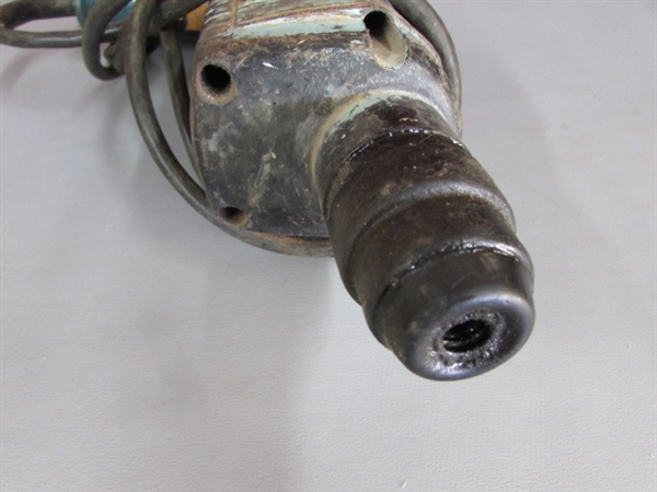 40 FEET OF ELECTRICAL WIRE AND HAMMER DRILL