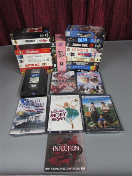 VHS & DVD'S
