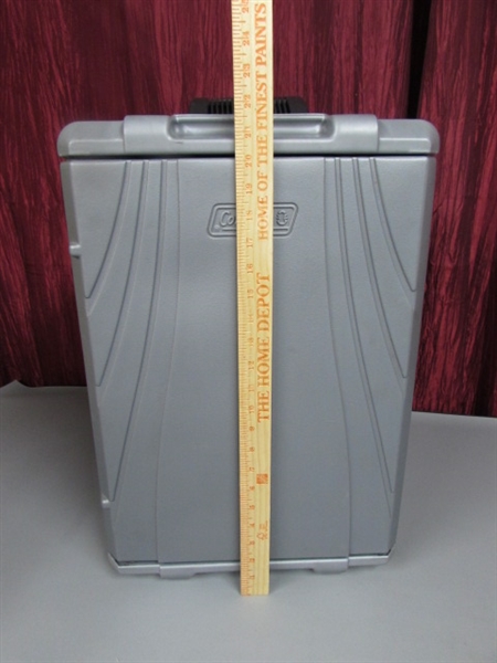 COLEMAN 12 VOLT COOLER & PORTABLE STOVE