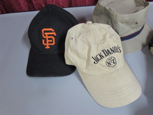 MEN'S HATS AND RAIN PONCHO