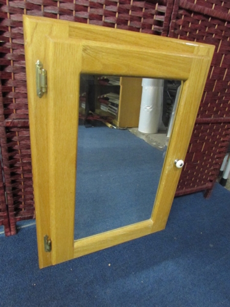 WOOD VANITY CABINET