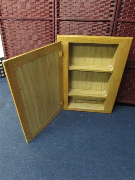 WOOD VANITY CABINET