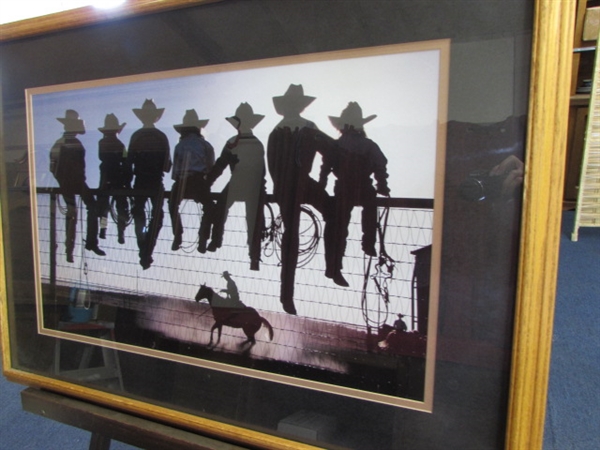 LEARNING THE ROPES - FRAMED PRINT