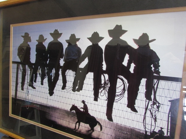 LEARNING THE ROPES - FRAMED PRINT
