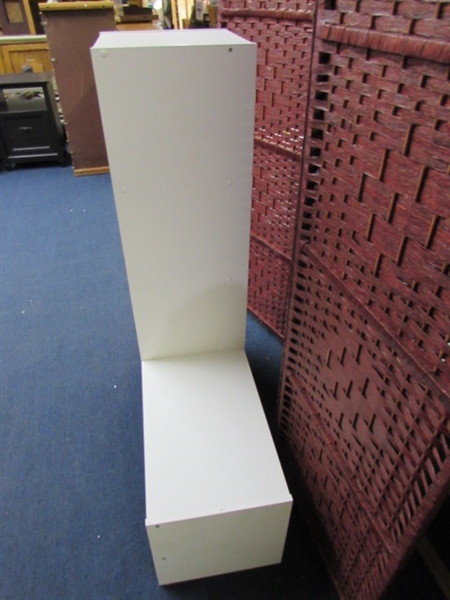 TWO SHELF UNITS