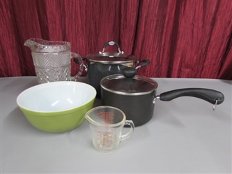 TRAMONTINA & FARBERWARE COOKING POTS AND MORE