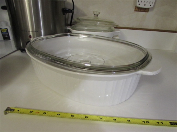 SMALL SLOW COOKER & CORNING WARE CASSEROLES