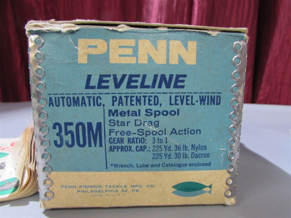 2 - VINTAGE PENN REELS IN ORIGINAL BOXES