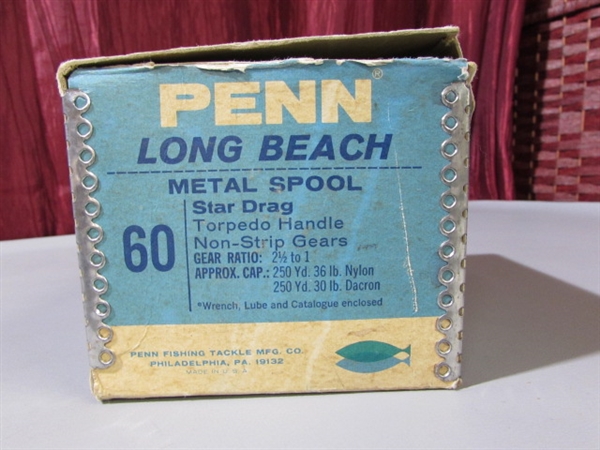2 - VINTAGE PENN REELS IN ORIGINAL BOXES