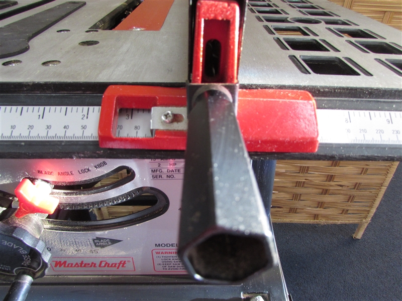 MASTERCRAFT TABLE SAW
