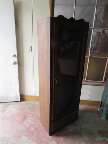 VINTAGE GUN CABINET