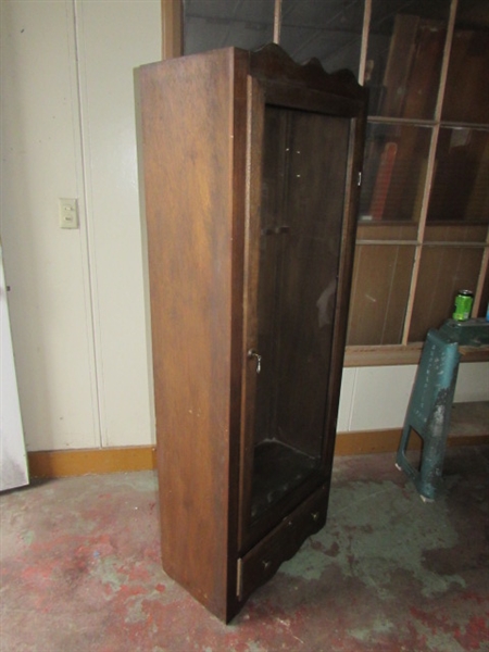 VINTAGE GUN CABINET