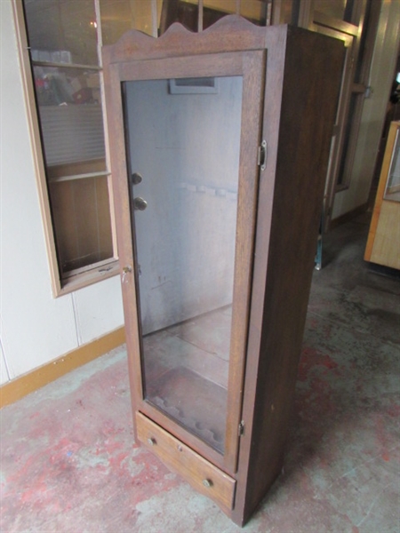 VINTAGE GUN CABINET