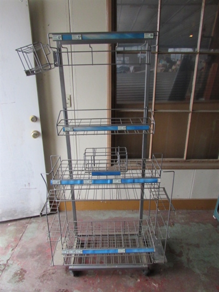 METAL DISPLAY RACK