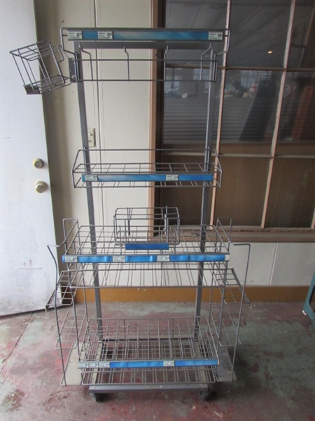 METAL DISPLAY RACK