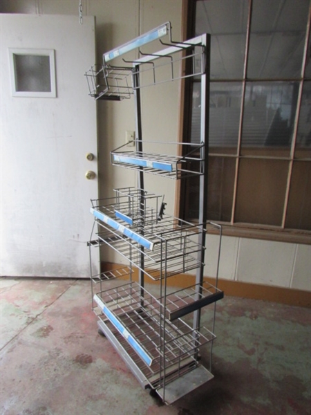 METAL DISPLAY RACK