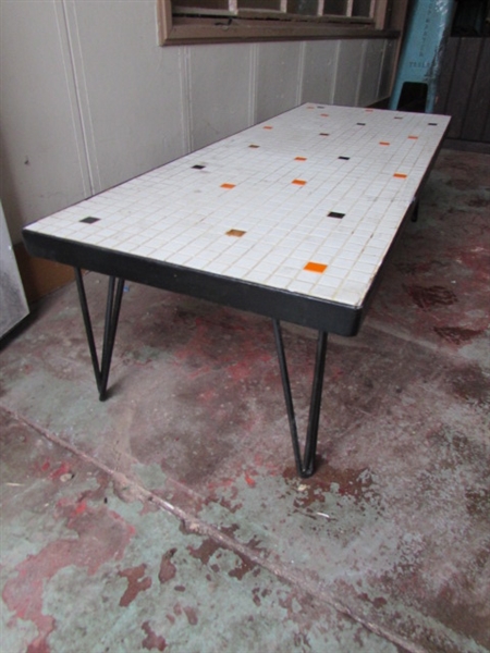 CERAMIC TILE TABLE