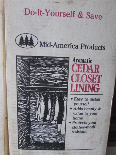 CEDAR CLOSET LINERS