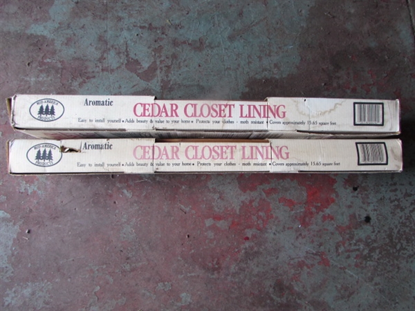 CEDAR CLOSET LINERS