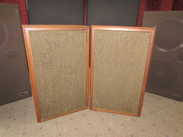 3 PAIRS OF VINTAGE SPEAKERS