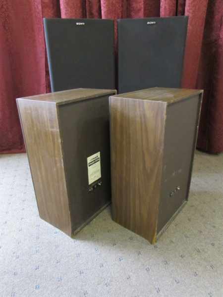 3 PAIRS OF VINTAGE SPEAKERS