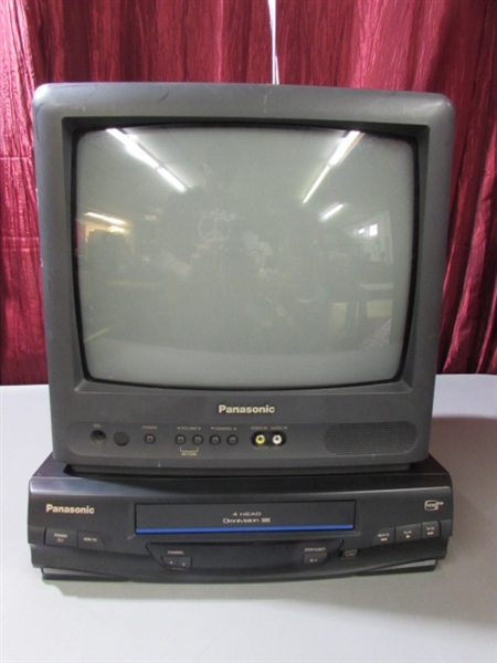 PANASONIC TV & VCR