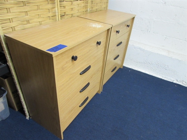 2 MATCHING DRESSERS