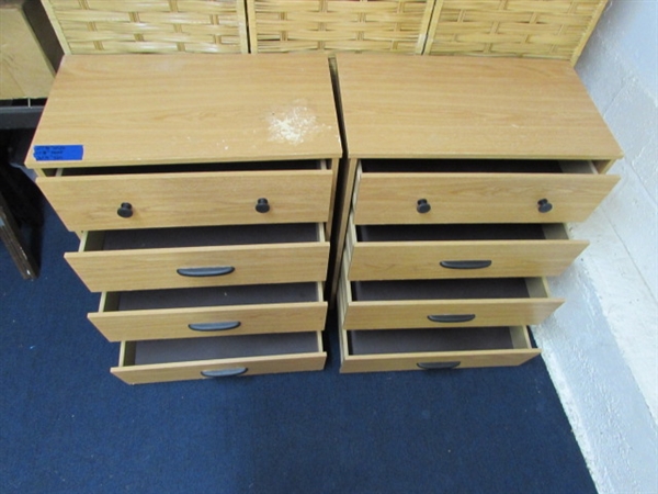 2 MATCHING DRESSERS