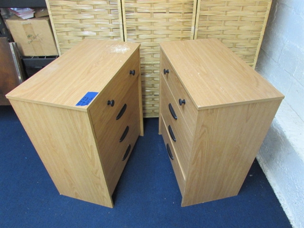 2 MATCHING DRESSERS