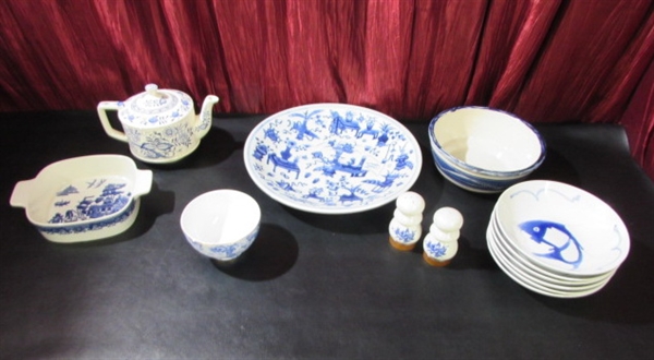 BLUE DISHES