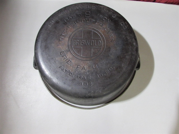 CAST IRON DUTCH OVEN & MORE