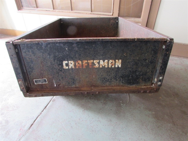 CRAFTSMAN LAWN TRACTOR TILT-TRAILER *LOCATED OFF SITE #1*