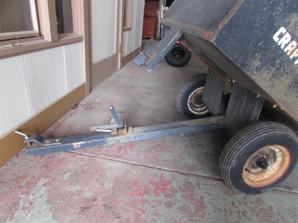 CRAFTSMAN LAWN TRACTOR TILT-TRAILER *LOCATED OFF SITE #1*