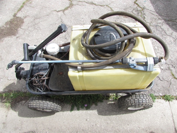 INDUSTRIAL SPRAYER IN A WAGON *LOCATED OFF SITE #1*