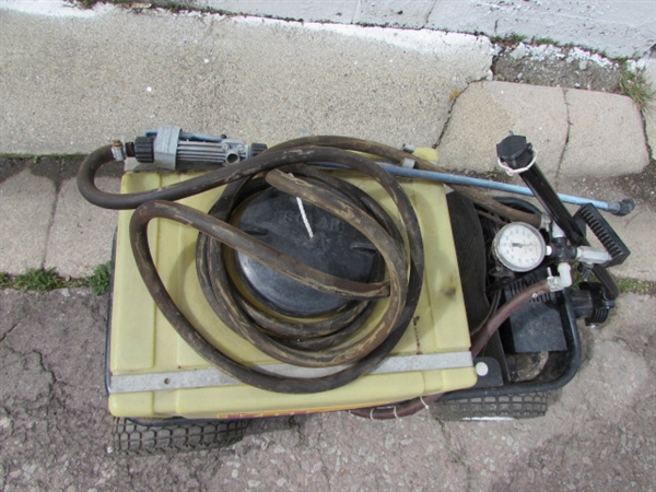 INDUSTRIAL SPRAYER IN A WAGON *LOCATED OFF SITE #1*