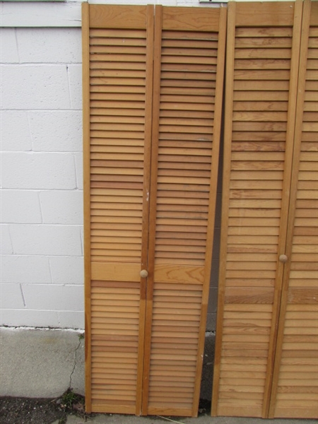 LOUVERED CLOSET DOORS *LOCATED OFF SITE #1*