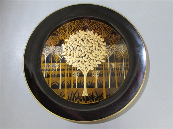 ART OF CHOKIN 24KT GOLD TRIMMED PLATES & MORE