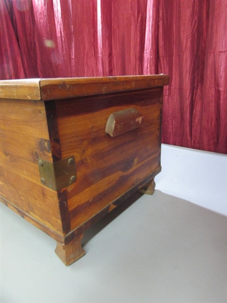 ANTIQUE CEDAR CHEST