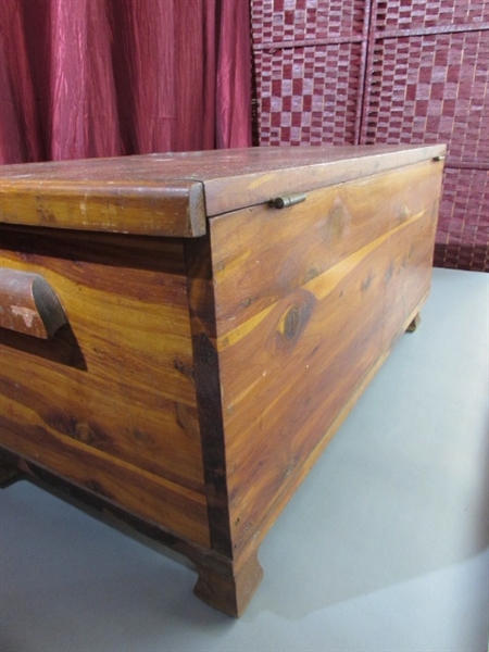 ANTIQUE CEDAR CHEST