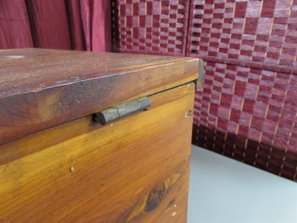 ANTIQUE CEDAR CHEST