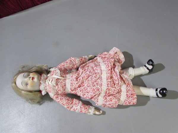 VINTAGE PORCELAIN DOLL