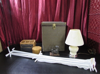 STORAGE BOX, CURTAIN RODS & MORE